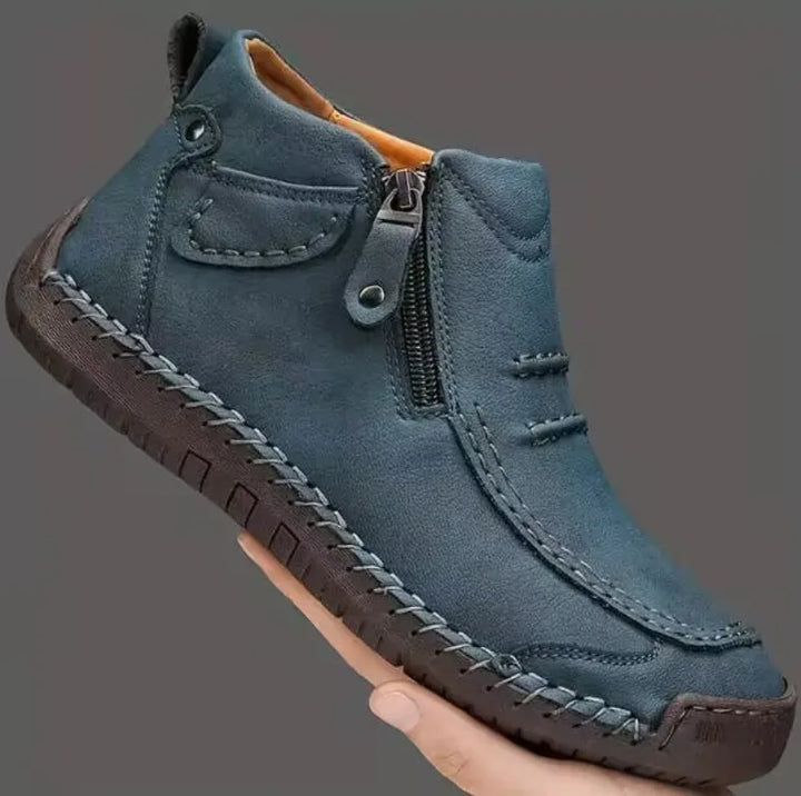 Klassische handgefertigte Leder-Stiefeletten für Herren